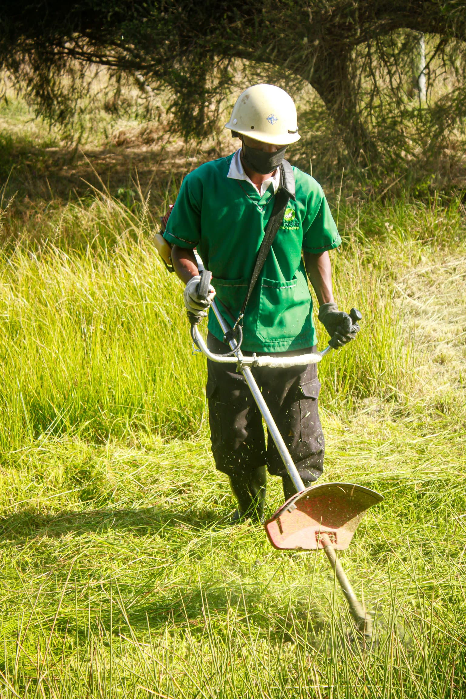 Garbage Hero team cleaning a Kenyan office